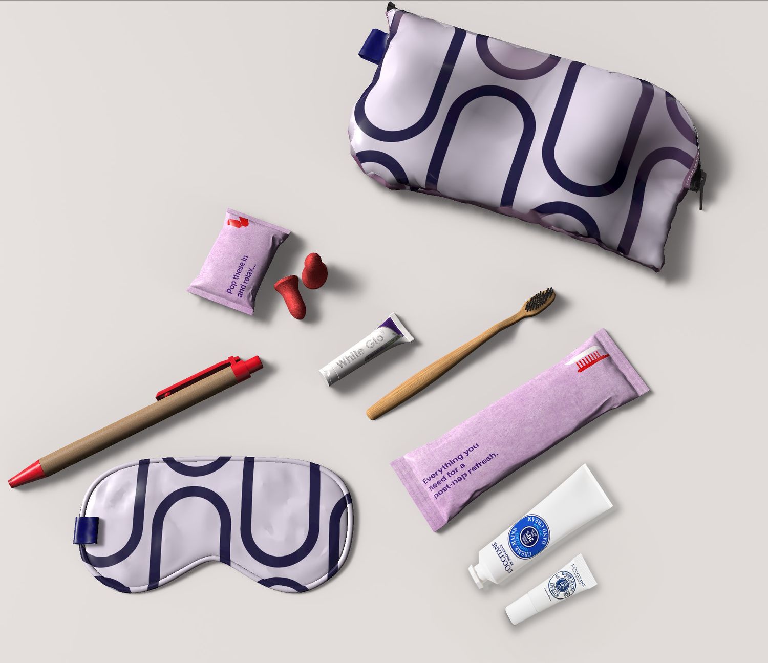 Rounded Amenity Kit - Business Class