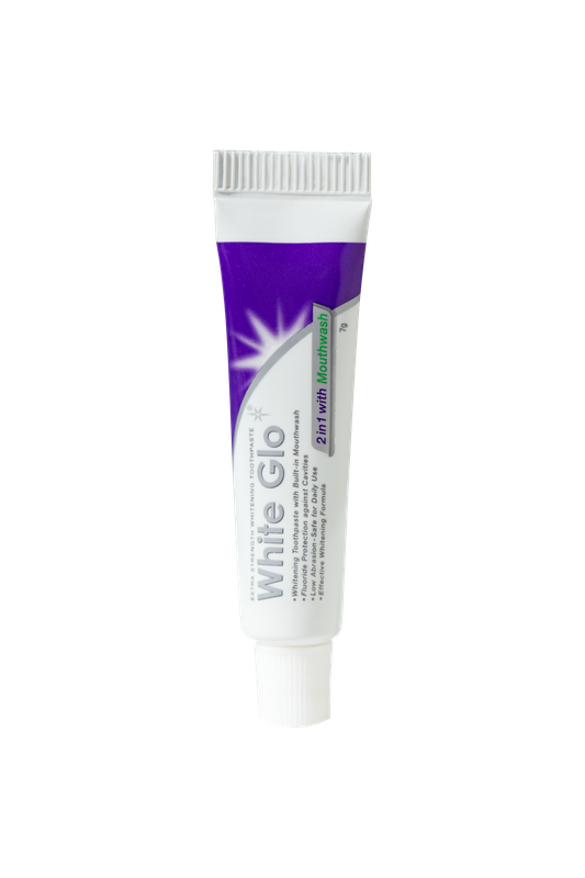 White Glo 2in1 with Mouthwash Toothpaste 7G