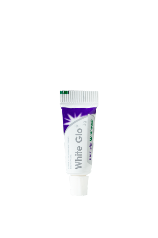 White Glo 2in1 with Mouthwash Toothpaste 3G