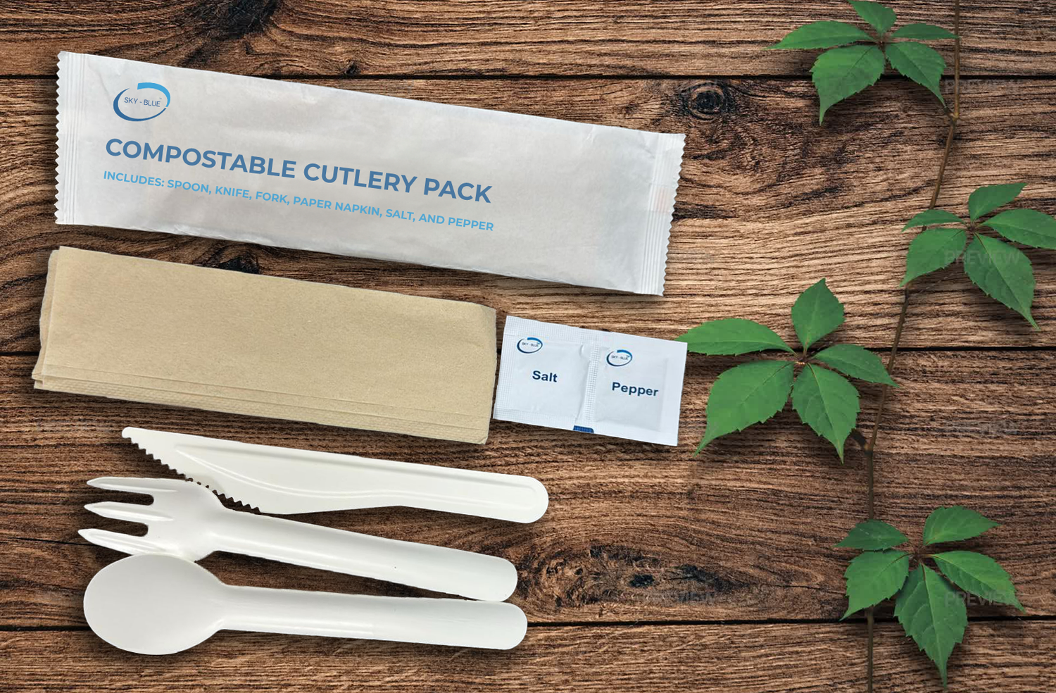 DISPOSABLE CUTLERY PACKS