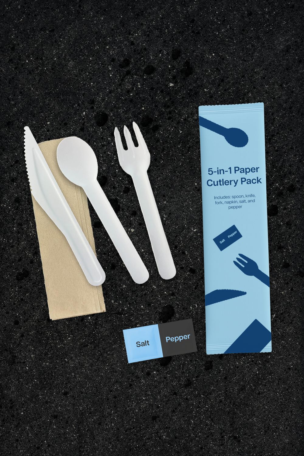 Disposable Paper Cutlery Packs