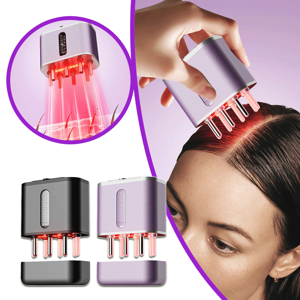 Kopfhaut-Massagegerät mit Öl-Applikator zur Förderung des Haarwachstums