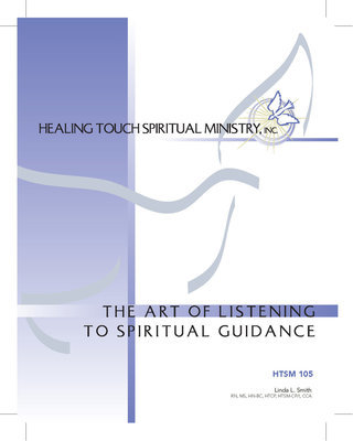 HTSM105 - The Art of Listening to Spiritual Guidance - Knoxville, TN -June 24-26, 2022