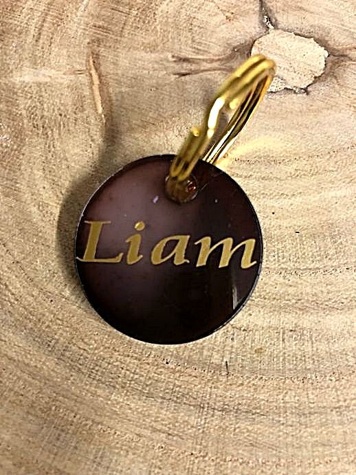 designe deine Hundemarke, rund