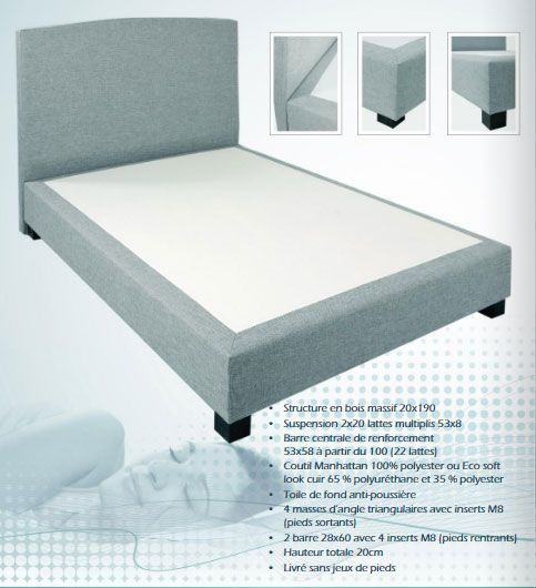 Sommier Coelho (Collection déco Manhattan)