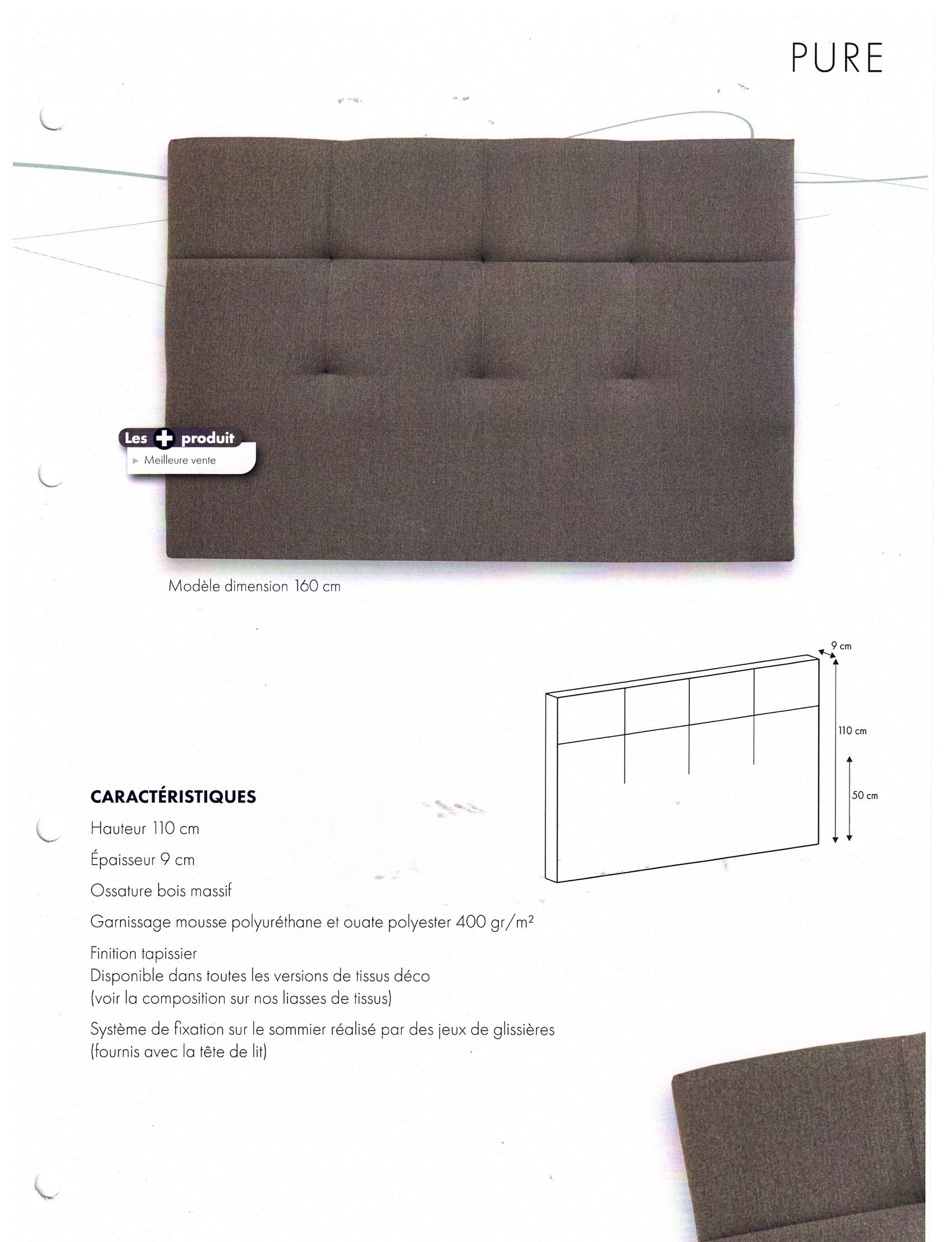 Tête de lit Coelho modèle PURE