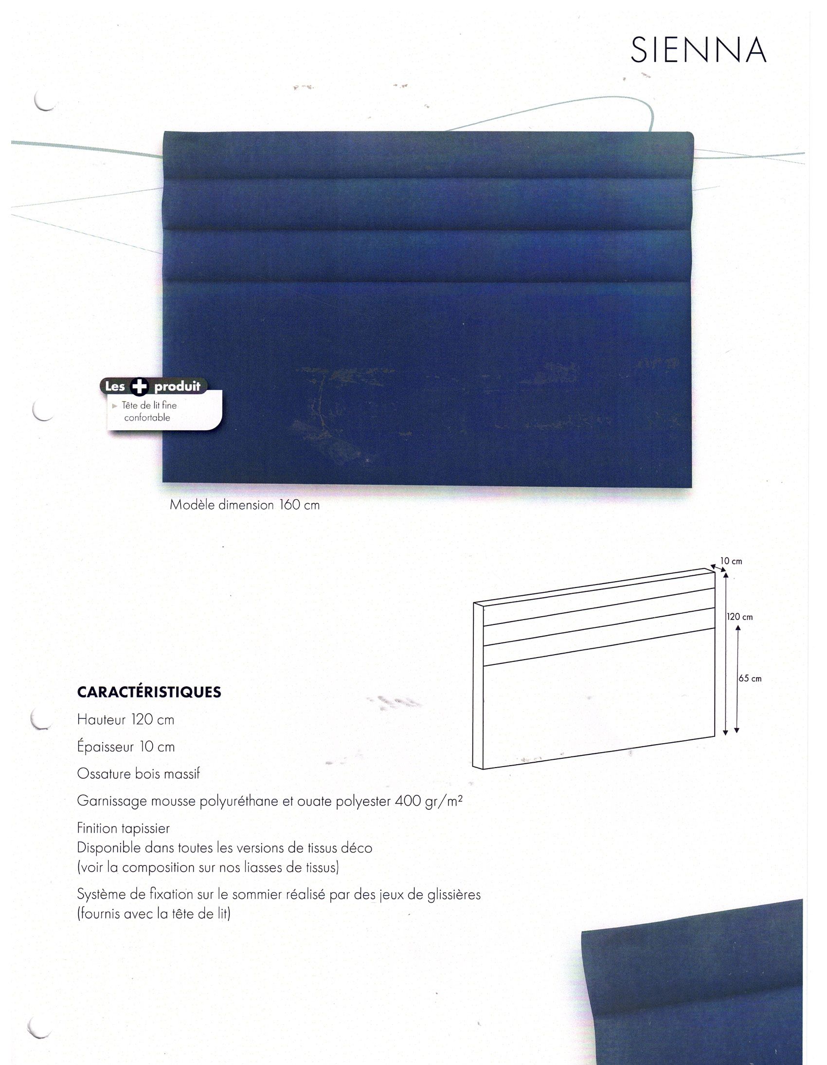 Tête de lit Coelho modèle SIENNA