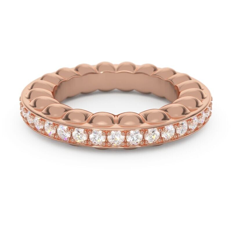 Orbits Diamond Eternity Diamond Ring, Rose Gold