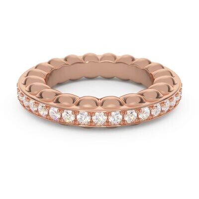 Orbits Diamond Eternity Diamond Ring, Rose Gold