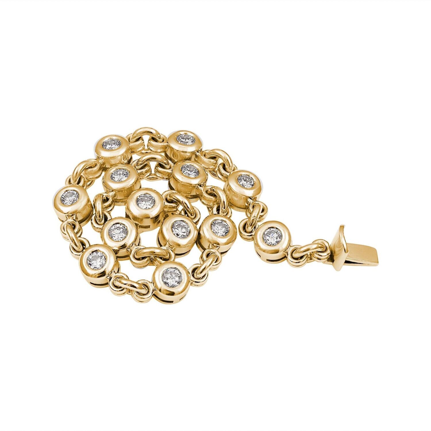 Excelsior Gold Bracelet- Diamonds