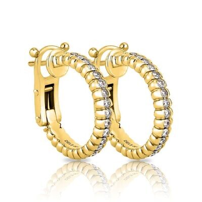 Eternity Earrings with Diamonds
