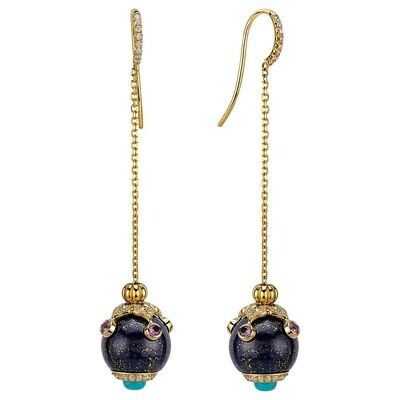 Shooting Stars Earrings- Enchanted Night