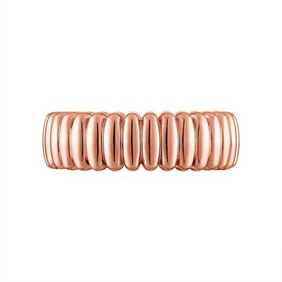 Rippled Elegance Band Ring