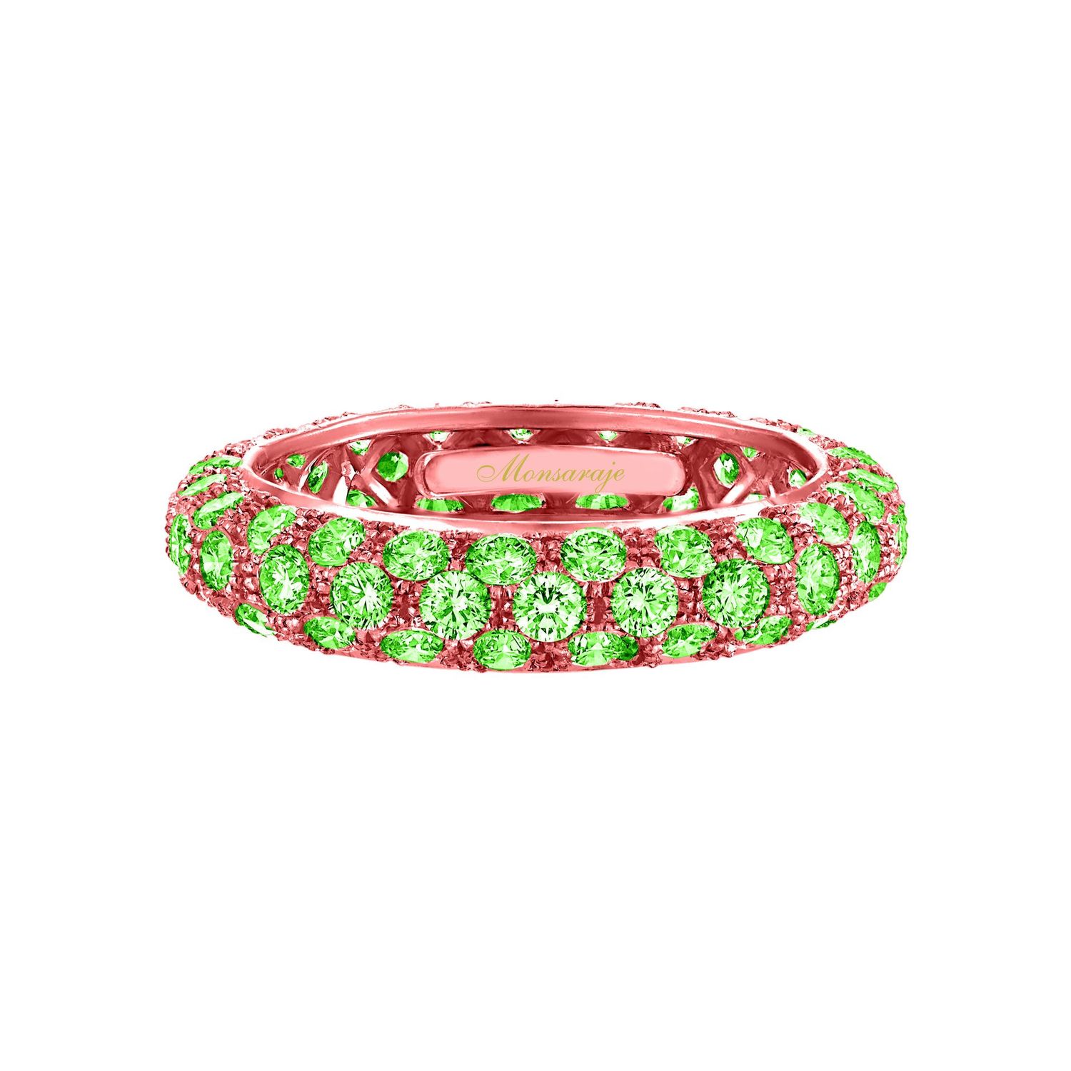 Green Diamond Ring