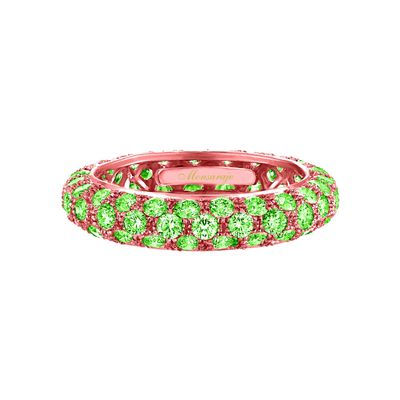 Green Diamond Ring
