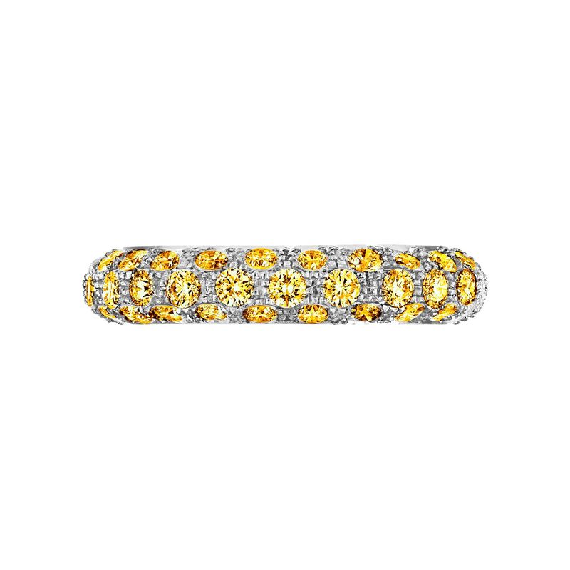 Golden Blossom Band Ring Yellow