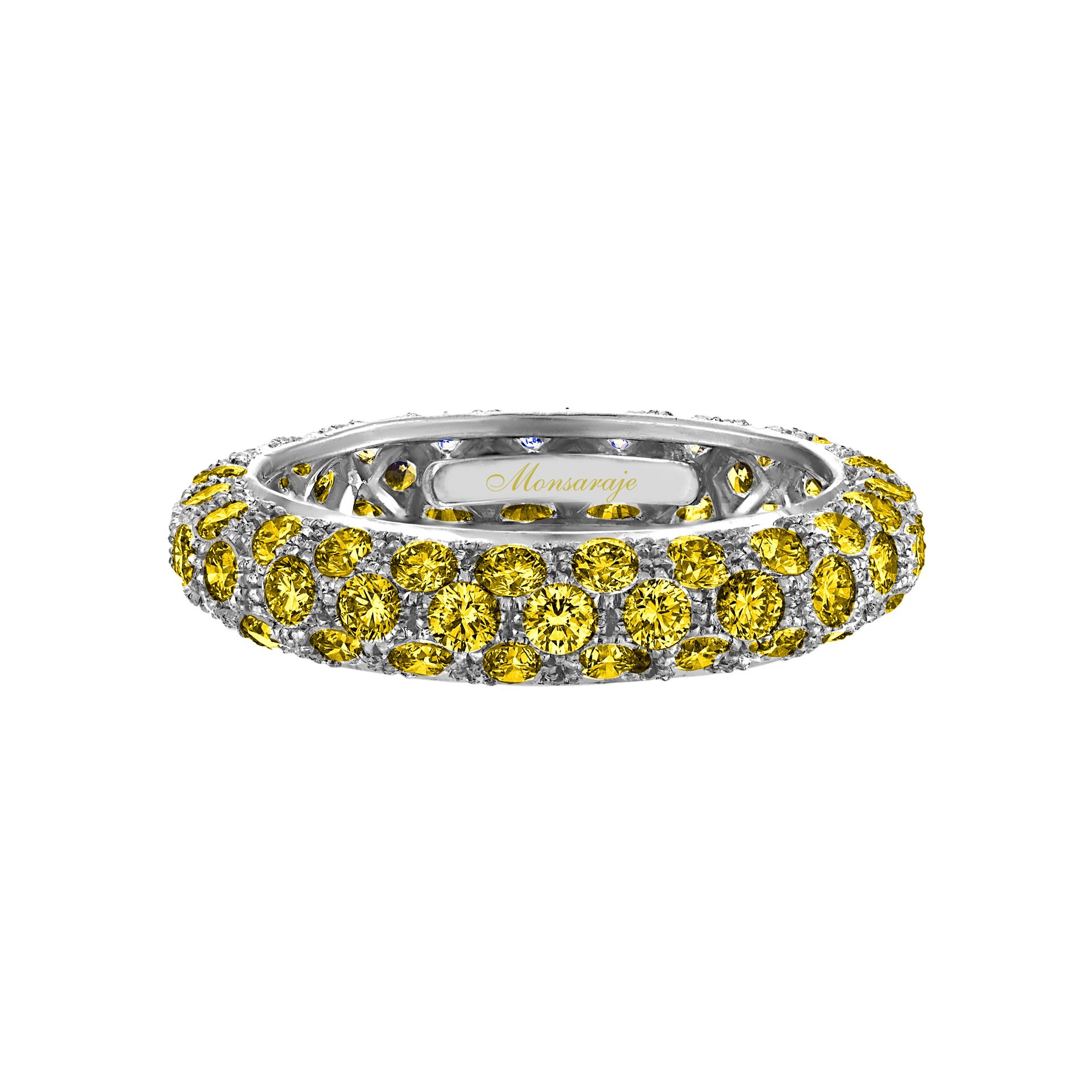 Golden Blossom Band Ring Yellow