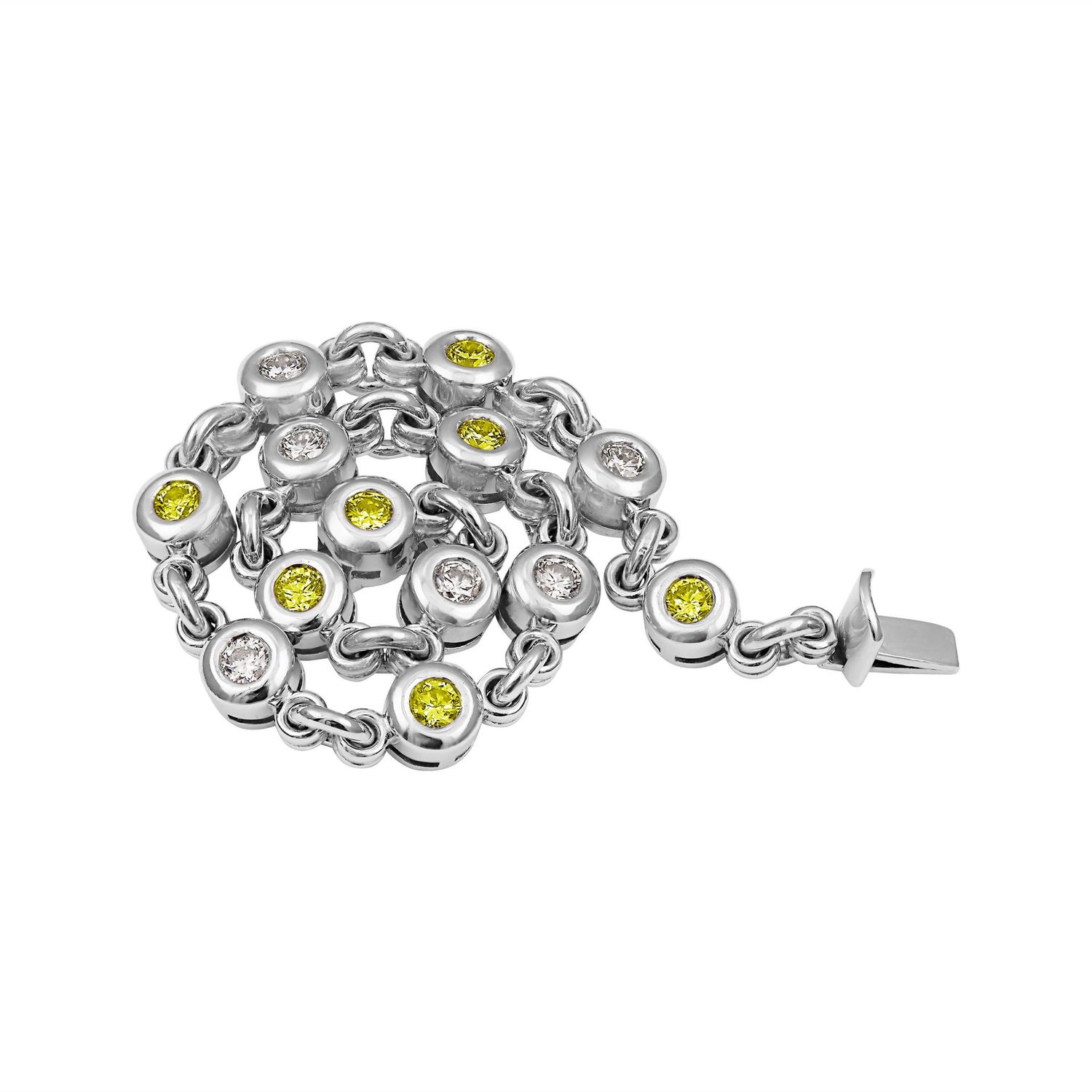 Excelsior Gold Bracelet- Yellow Sapphires