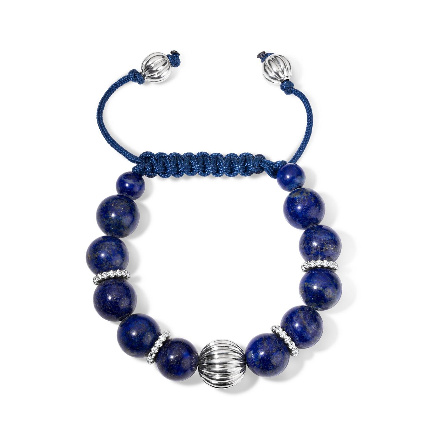 Celestial Harmony Bracelet- Diamond Lapis Lazuli