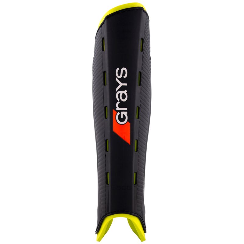 ESPINILLERA G 600 GRAYS NEGRO/AMARILLO