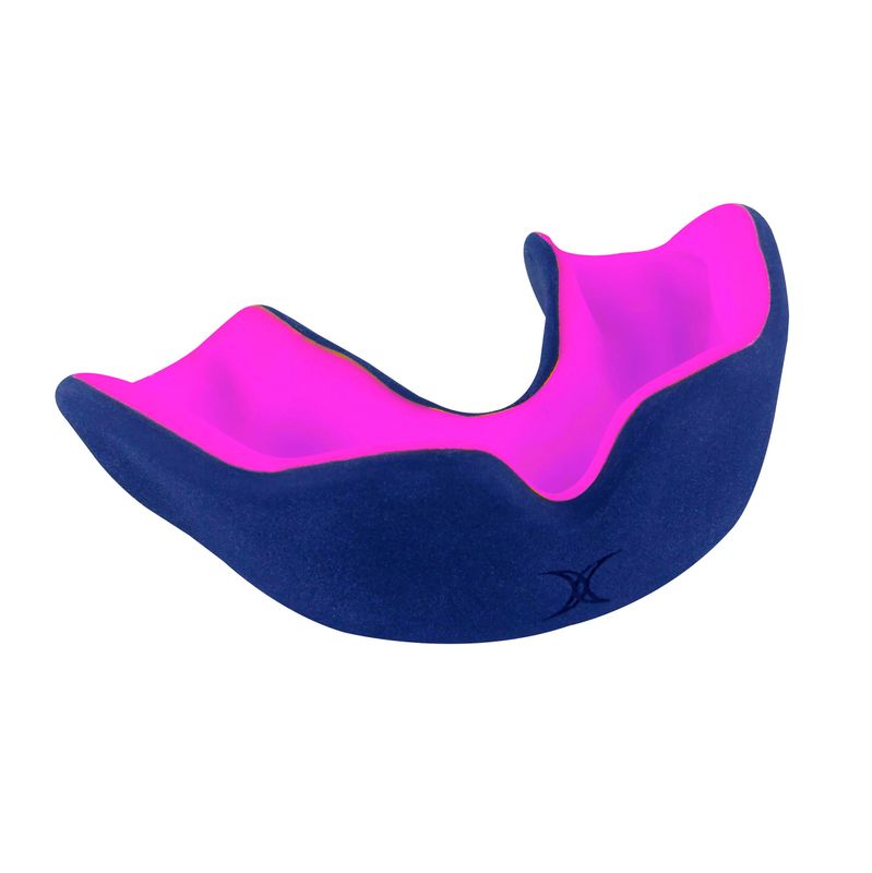 PROTECTOR BUCAL XBRACE DUAL DENSITY AZUL MARINO/ROSA