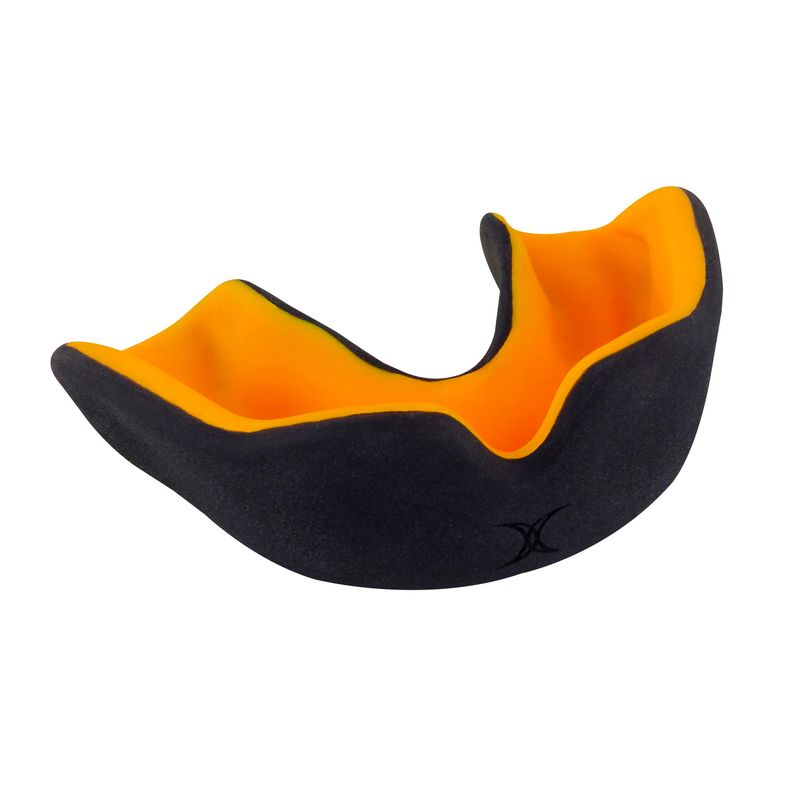 PROTECTOR BUCAL XBRACE DUAL DENSITY NEGRO/NARANJA