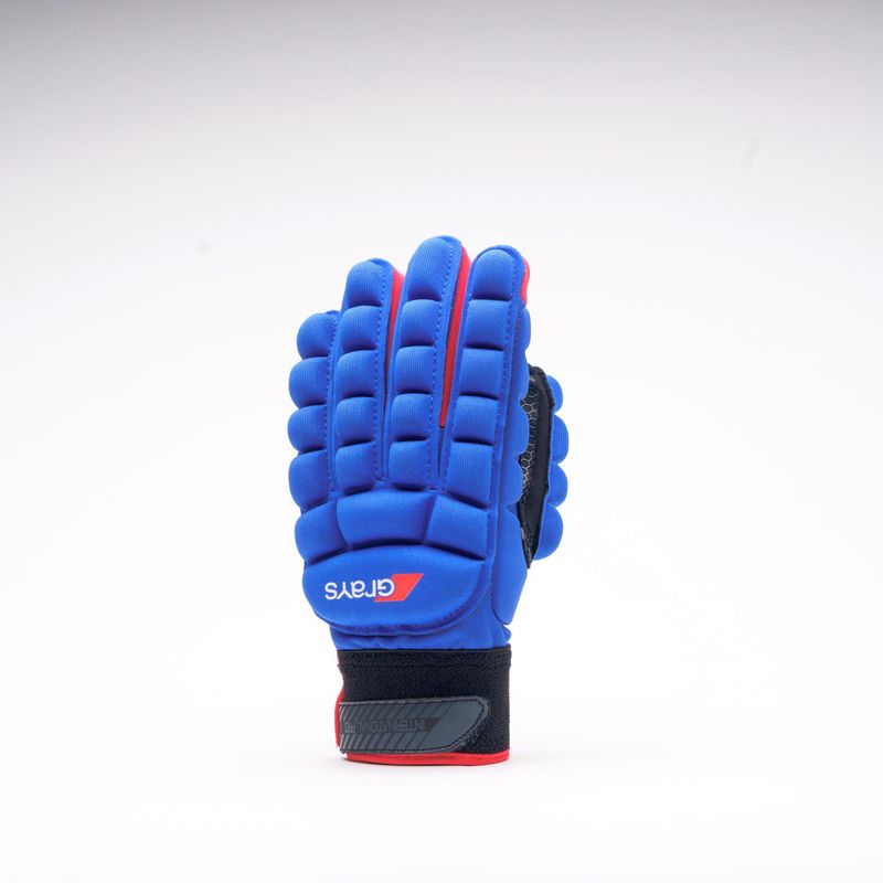 Guante International Pro Mano Izquierda Navy/Fluor Rojo