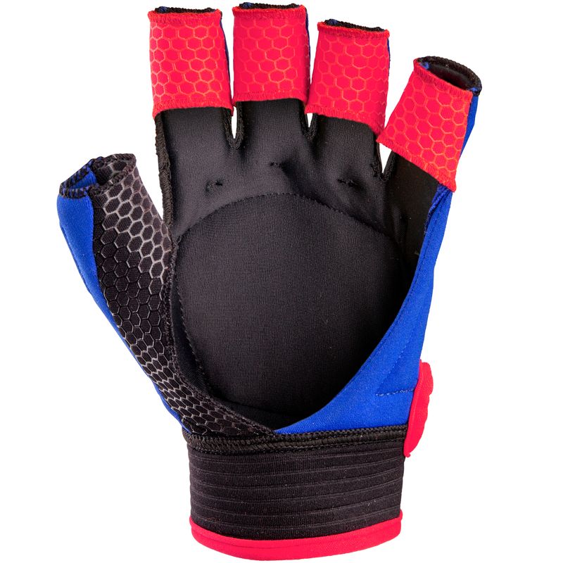 Guante Touch Mano Izquierda Navy/Rojo Fluor