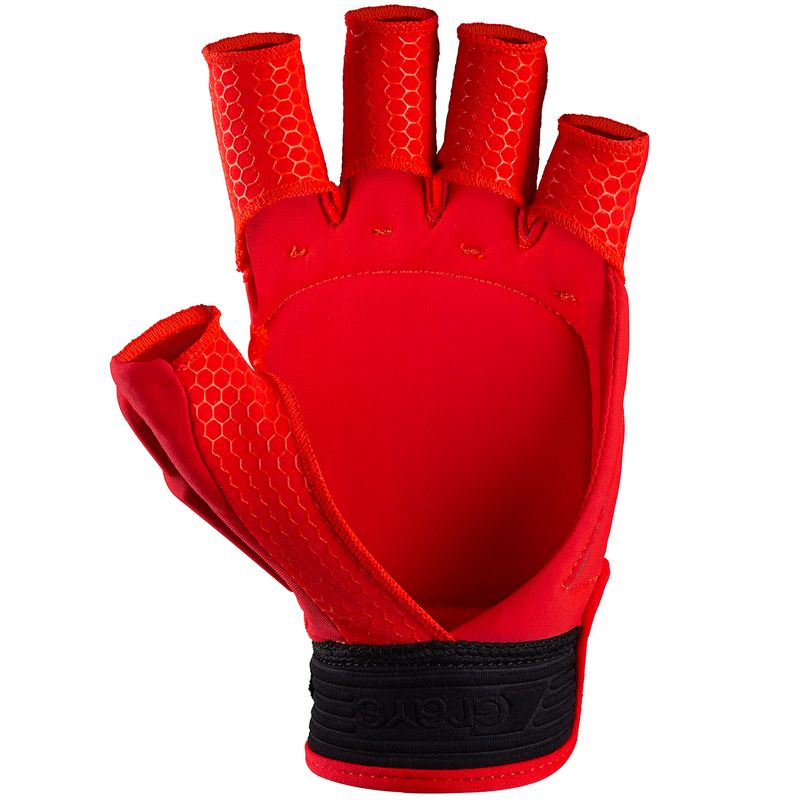 Guante Touch Pro Mano Izquierda Rojo Fluor