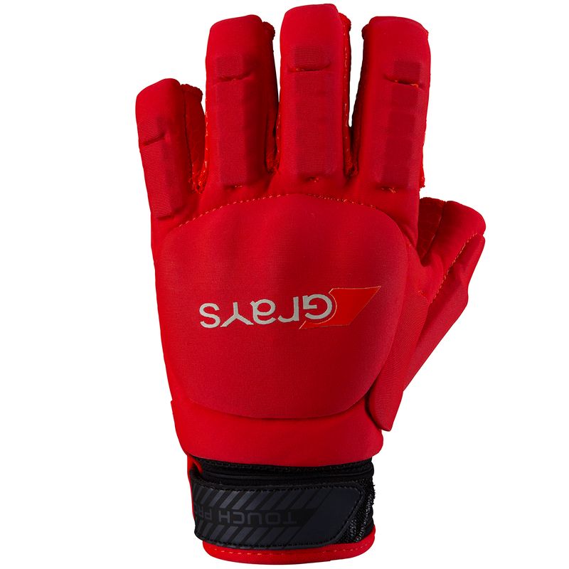 Guante Touch Pro Mano Izquierda Rojo Fluor