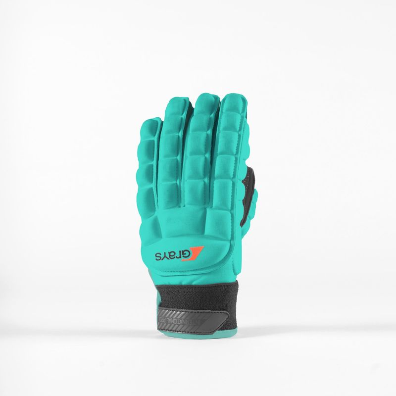 Guante International Pro Mano Izquierda Aqua
