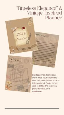 Timeless Elegance: A Vintage Planner