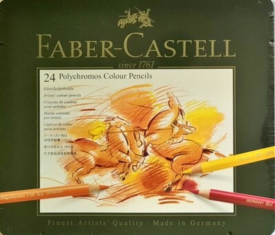 Brand New Faber Castell Polychromos 24