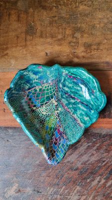 Feuille multicolore