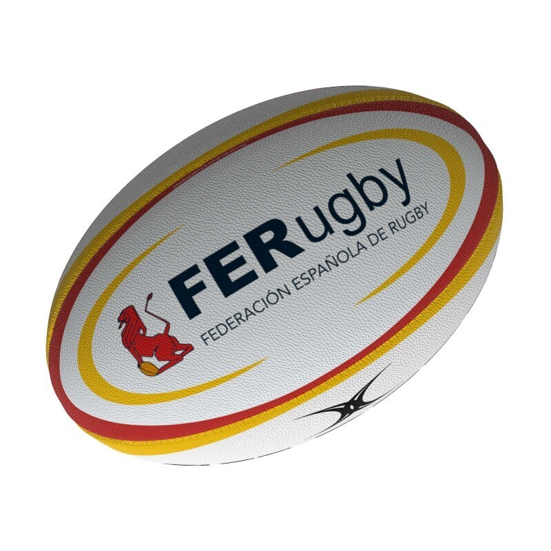 BALÓN GILBERT ESPAÑA OMEGA FER RUGBY MATCH BALL OFICIAL TALLA 5