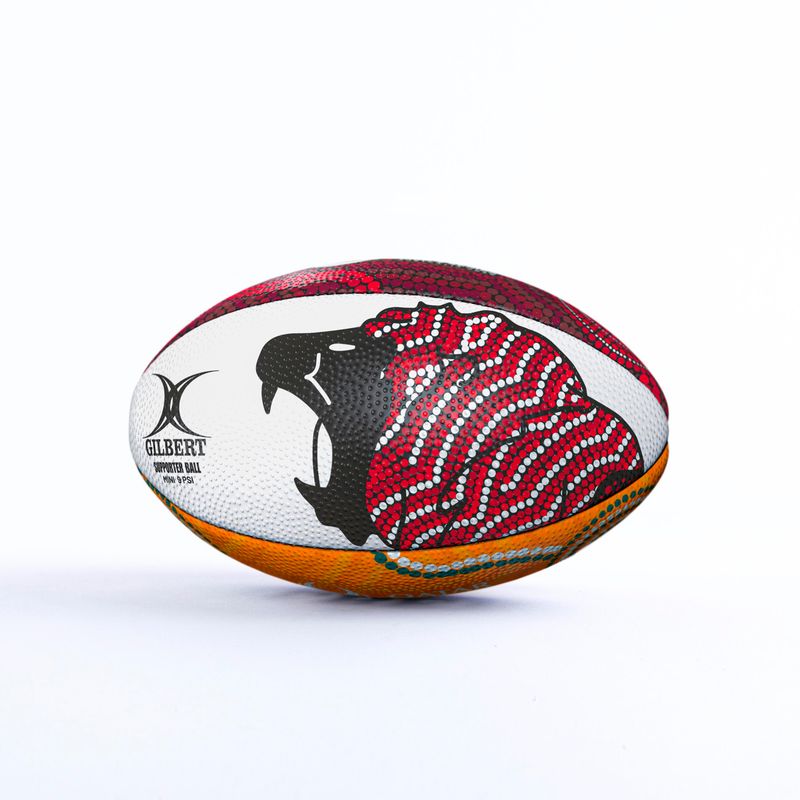 BALÓN RUGBY GILBERT SUPPORTER LIONS MINI