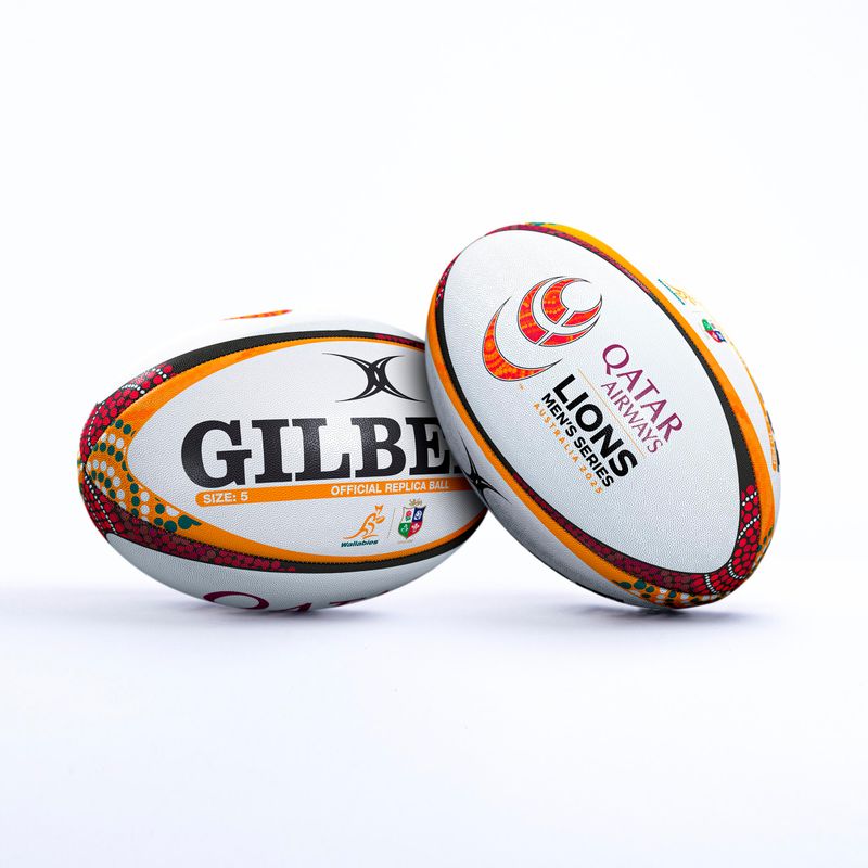 BALÓN RUGBY GILBERT REPLICA LIONS SERIES