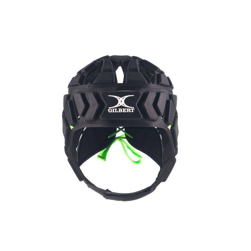 CASCO RUGBY GILBERT FUSION NEGRO/VERDE