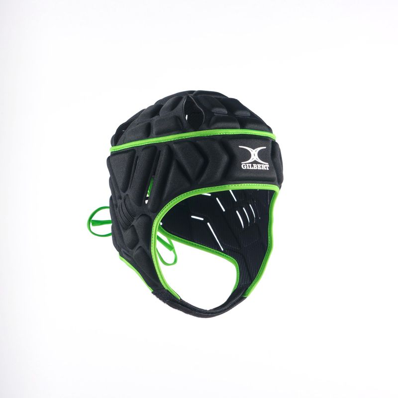 CASCO RUGBY GILBERT VAPOUR NEGRO/VERDE