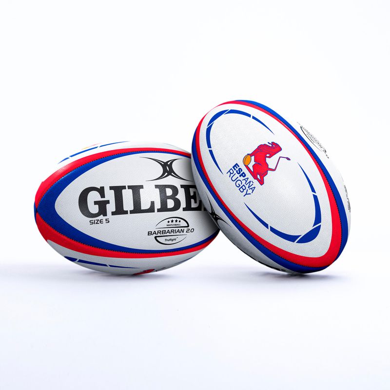 BALON RUGBY GILBERT BARBARIAN FER ESPAÑA MATCHBALL TALLA 5
