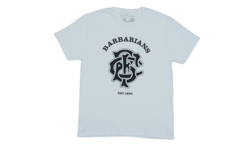 CAMISETA BARBARIANS BLANCA