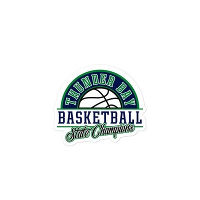 Thunder Bay Basketball Champions Sticker