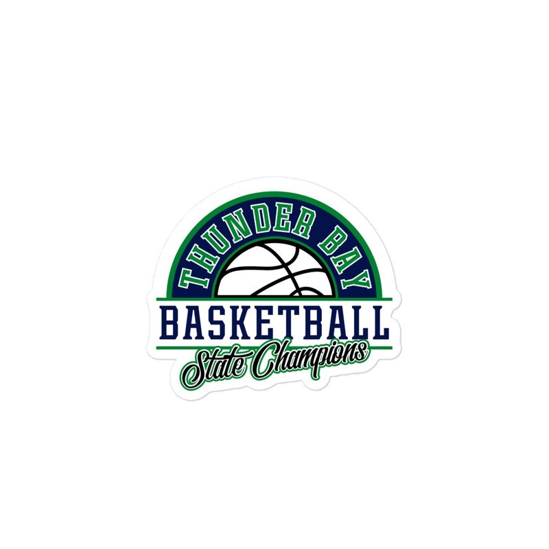 Thunder Bay Basketball Champions Sticker