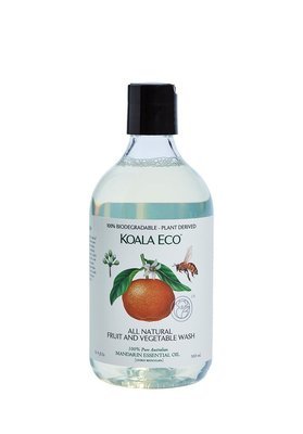 KOALA ECO All Natural Fruit and Vegetable Wash - with 100% Pure Australian MANDARIN Essential Oil