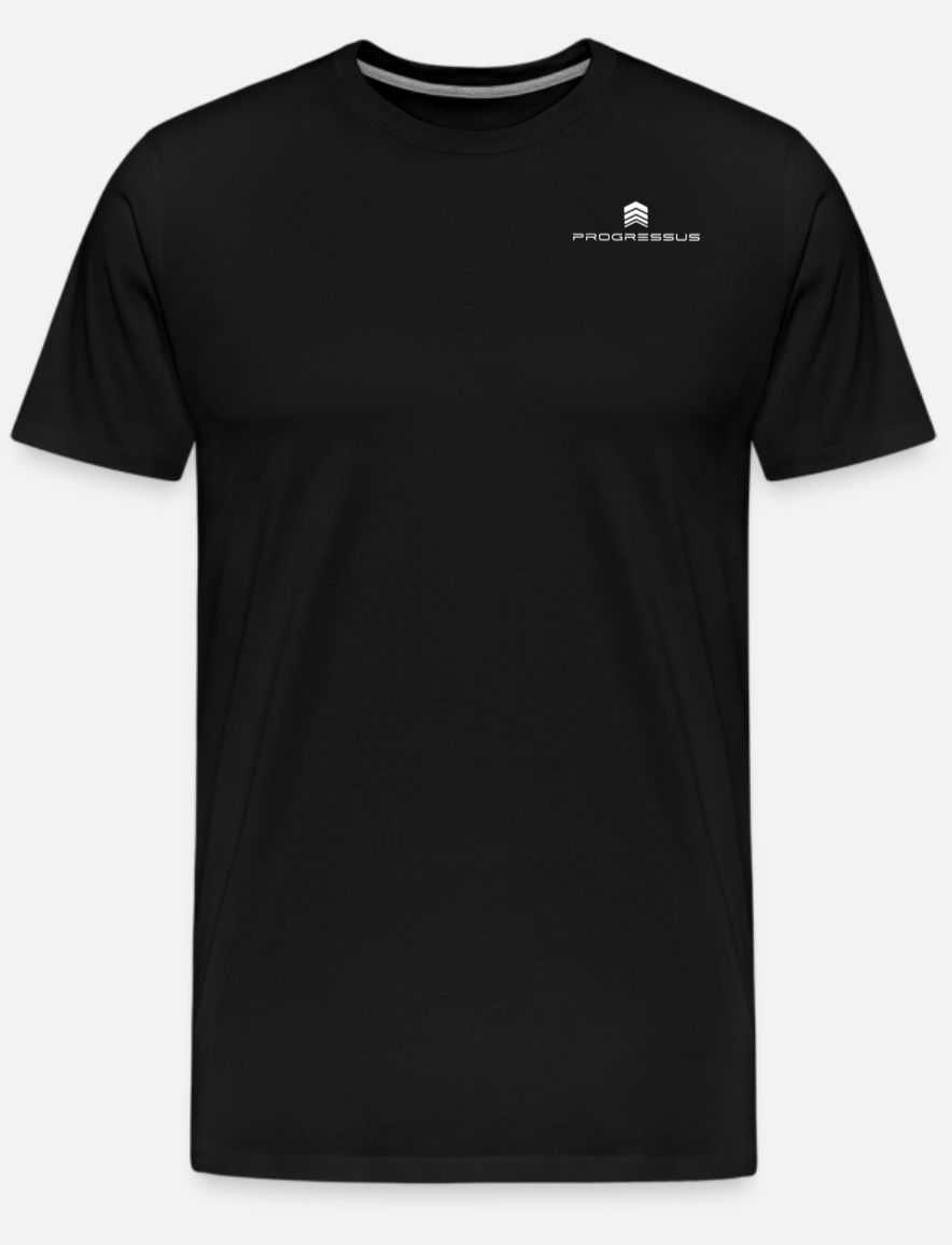 T-shirt Fit Uomo Progressus Black