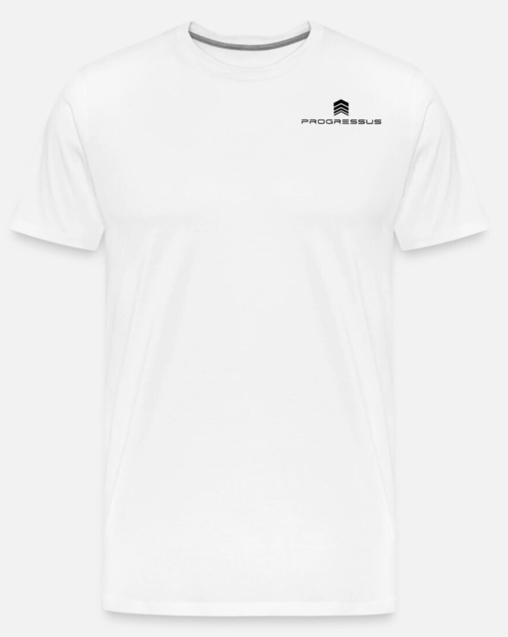 T-shirt Fit Uomo Progressus White