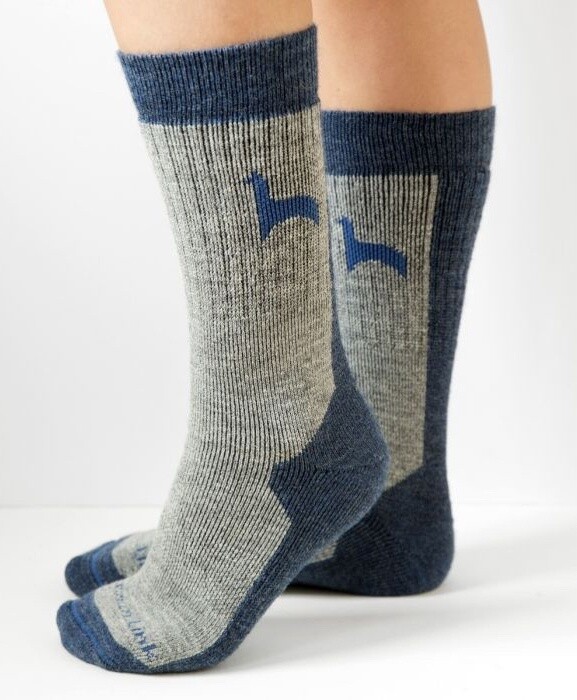 Hiker Socks, Size: Small, Color: Denim