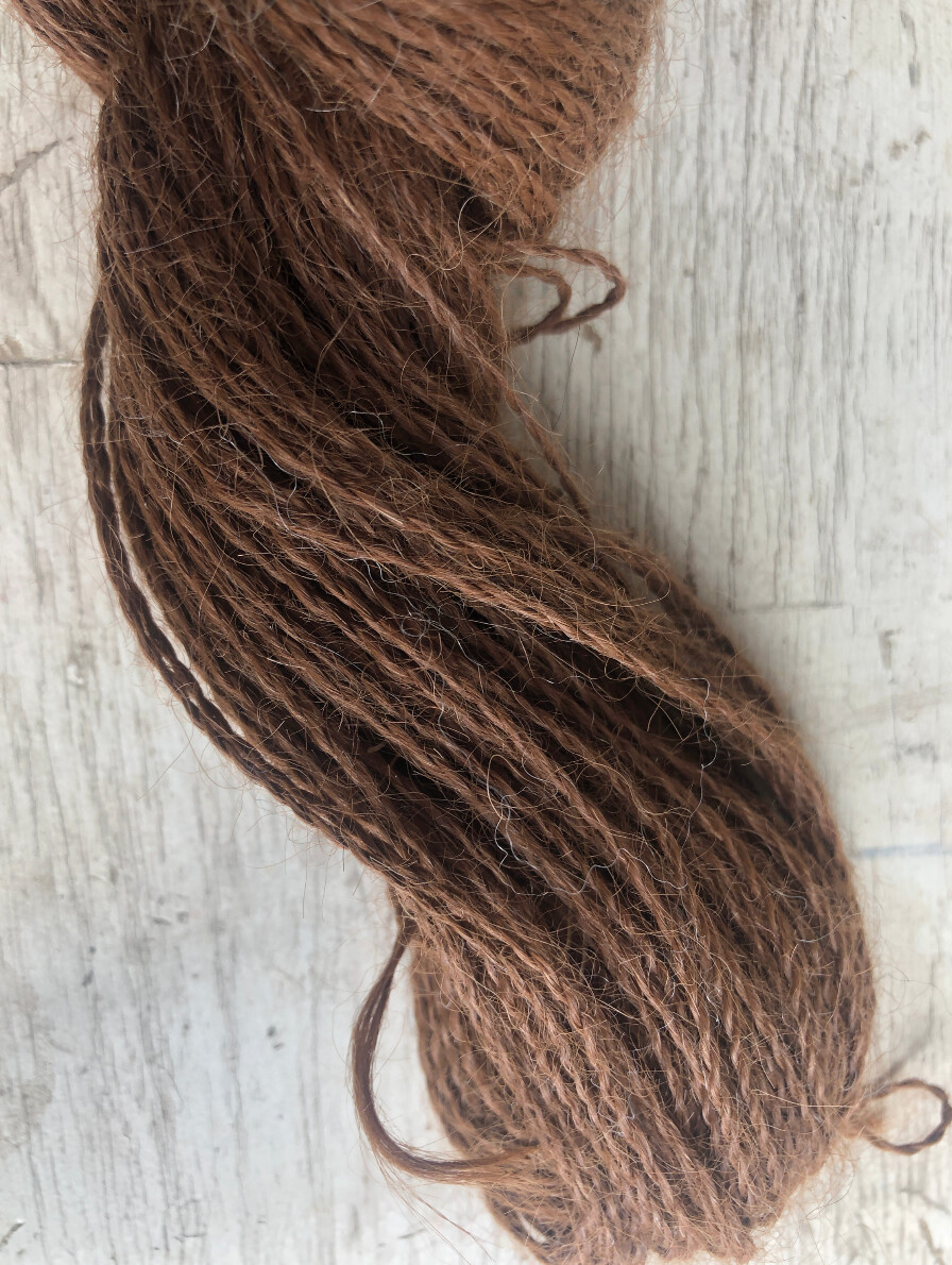 Lace Weight Yarn, Color: Brown