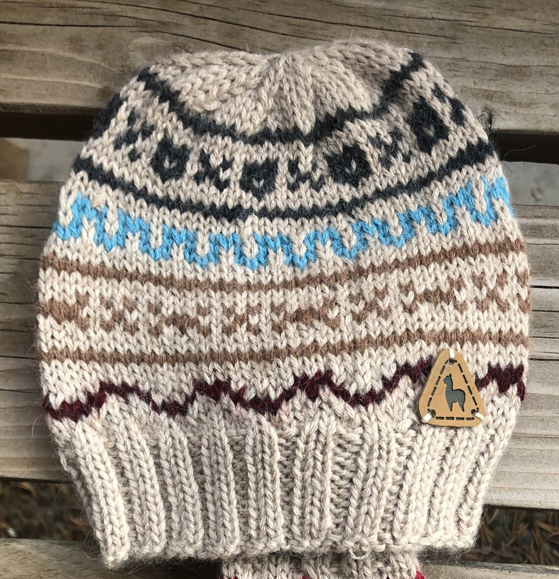 Peruvian Infant Outerwear, style: Hat, Color: Camel
