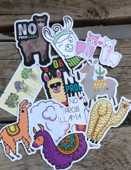 Alpaca Stickers